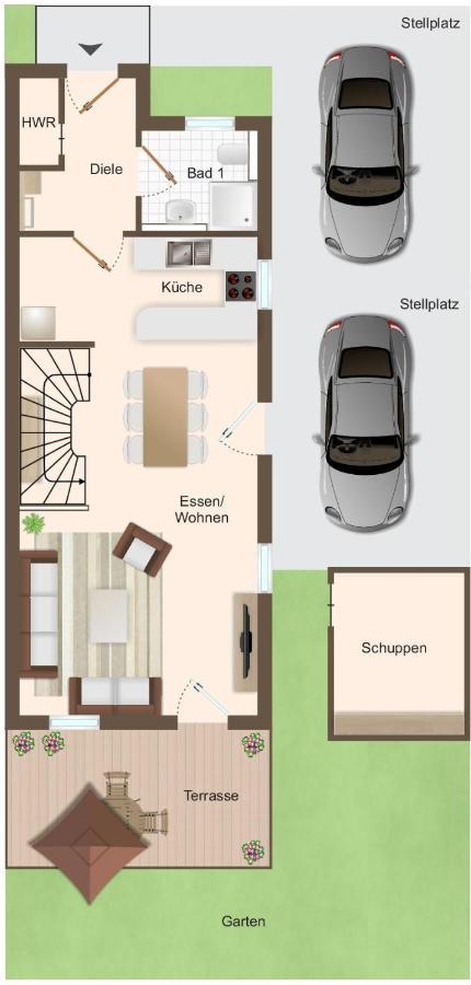 Вілла Alte Reihe 14 _Haus Teja_ Цингст Екстер'єр фото